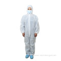 Non Woven Coverall with Waterproof, Dustproof and Anti-Static for Working Place